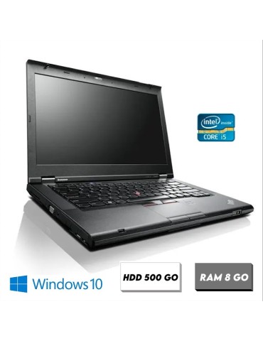 Ordinateur Portable Reconditionné Pas Cher - Lenovo T430 Intel Core i5 - RAM 8 Go - HDD 500 Go - Photo n°1