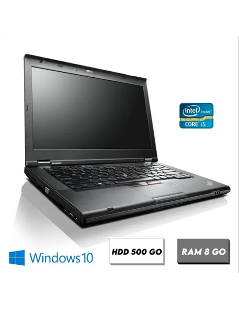 Ordinateur Portable Reconditionné Pas Cher - Lenovo T430 Intel Core i5 - RAM 8 Go - HDD 500 Go - Photo n°1