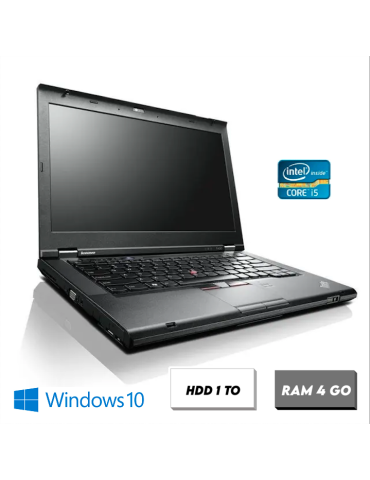 Ordinateur Portable Reconditionné Pas Cher - Lenovo T430 Intel Core i5 - RAM 4 Go - HDD 1 To - Photo n°1