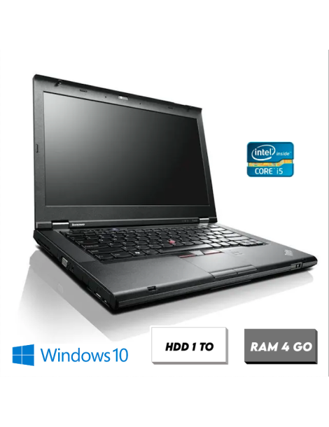 Ordinateur Portable Reconditionné Pas Cher - Lenovo T430 Intel Core i5 - RAM 4 Go - HDD 1 To - Photo n°1