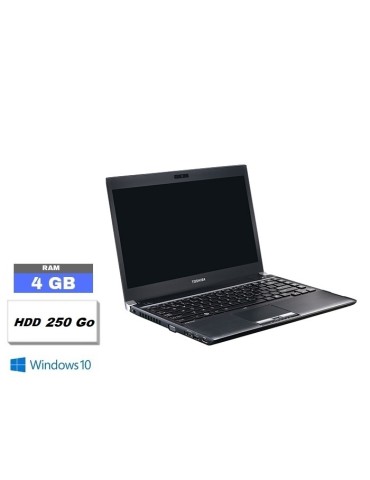 TOSHIBA R830 - Windows 10 - INTEL Core i3 - RAM 4 Go - HDD 250 Go - 040708