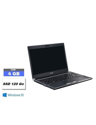 TOSHIBA R830 - Windows 10 - INTEL Core i3 - RAM 4 Go - SSD 120 Go - 040710